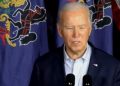 Biden bromea sobre la caída en picado del stock social de la verdad de Trump