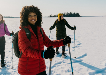 Guía para practicar raquetas de nieve en Edmonton