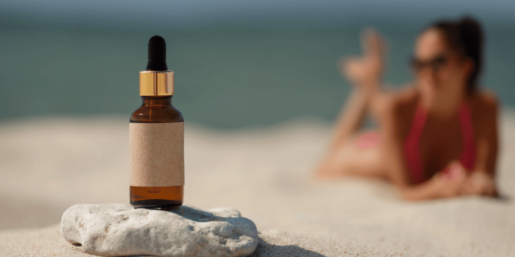 Aceite bronceador casero de sándalo