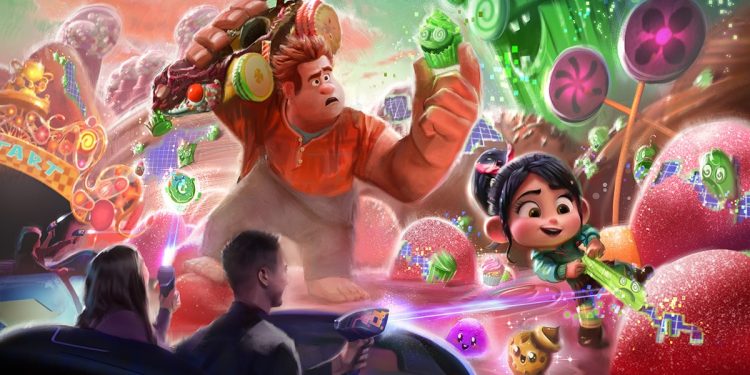 La nueva atracción Wreck-It Ralph que reemplaza los Astro Blasters de Buzz Lightyear en Tokyo Disneyland