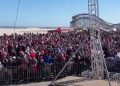 Fotografía aérea y video muestran el tamaño real de la multitud en el mitin de Trump en Nueva Jersey
