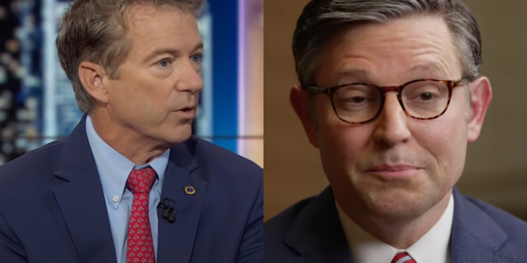 Rand Paul: No hay diferencia entre el presidente Mike Johnson y los demócratas