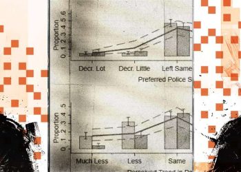 Los negros quieren abrumadoramente mantener la presencia policial y mejorar la vigilancia