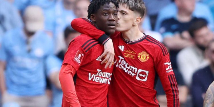 Garnacho y Mainoo del Manchester United se convierten en los primeros adolescentes en marcar el gol de la final de la Copa FA desde Ronaldo