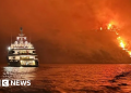 Ira después de que los fuegos artificiales en un yate provocaran un incendio
