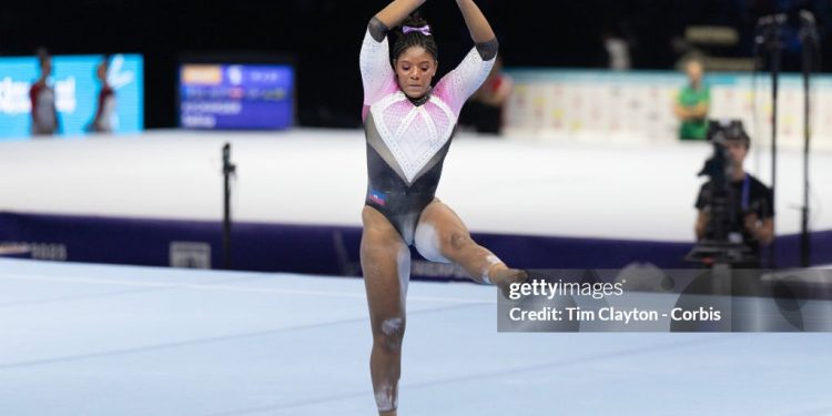 Gimnasta haitiana representará a Haití en París