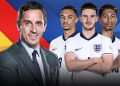 Gary Neville dice que el equilibrio del mediocampo de Inglaterra es la principal preocupación que enfrenta Gareth Southgate en la Eurocopa 2024 |  Noticias de futbol