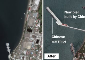 Cómo China reconstruyó una base naval en Camboya