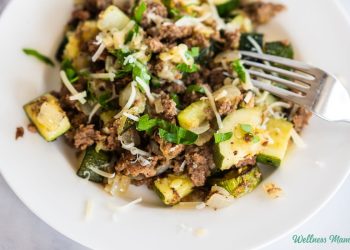 Receta de salteado de calabacín y carne molida en 20 minutos