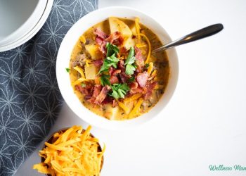 Receta de sopa de hamburguesa con queso aprobada por los niños