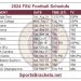 Calendario de fútbol de la FSU 2024 para imprimir; enfrentamientos y transmisión televisiva