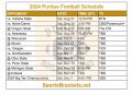 Calendario de fútbol de Purdue 2024 para imprimir; enfrentamientos y transmisión televisiva