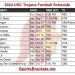 Calendario de fútbol americano de la USC 2024 para imprimir; enfrentamientos y retransmisiones televisivas