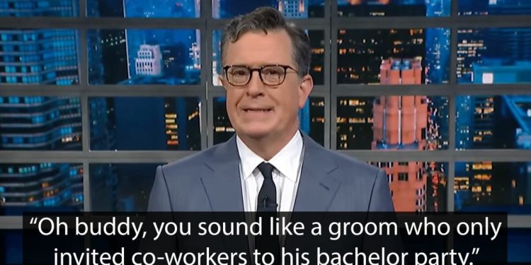Stephen Colbert se burla brutalmente del compañero de fórmula de Trump, JD Vance
