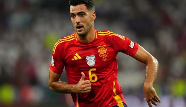 El Arsenal quiere fichar a Mikel Merino por 25 millones de libras en medio de rumores sobre la marcha de Partey