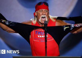 Hulk Hogan bromea sobre golpear a Kamala Harris