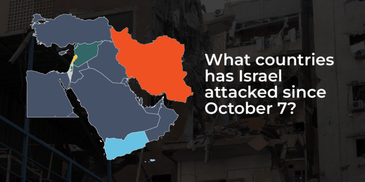 ¿Qué países ha atacado Israel desde el 7 de octubre? | Noticias sobre el conflicto entre Israel y Palestina