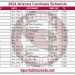 Calendario imprimible de los Arizona Cardinals 2024; enfrentamientos y transmisiones televisivas