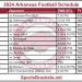 Calendario de fútbol de Arkansas 2024 para imprimir; enfrentamientos y transmisión televisiva