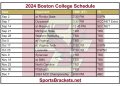 Calendario de fútbol americano universitario de Boston 2024 para imprimir; enfrentamientos y transmisión televisiva