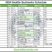 Calendario imprimible de los Seattle Seahawks 2024; enfrentamientos y transmisiones televisivas
