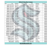 Calendario de los Seattle Kraken 2024-25; formato PDF imprimible