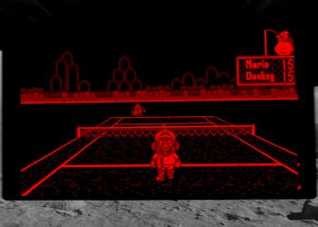 Este emulador de Virtual Boy Vision Pro no es sofisticado, pero cumple su función