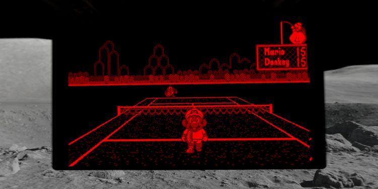 Este emulador de Virtual Boy Vision Pro no es sofisticado, pero cumple su función