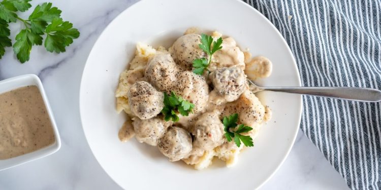 Albóndigas suecas saludables