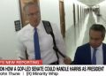Los principales candidatos republicanos a líder de la mayoría del Senado hablan sobre cómo frustrarán la agenda de Harris