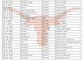 Calendario imprimible de baloncesto de los Texas Longhorns 2024-25; Transmisiones de TV, enfrentamientos