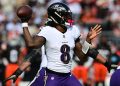 El mariscal de campo de los Ravens, Lamar Jackson (espalda/rodilla), se pierde segunda práctica consecutiva