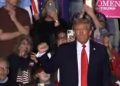 Trump bombardea en Pensilvania mientras la manifestación de lectura está a la mitad