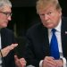 Tim Cook es el último director ejecutivo de tecnología en reunirse con Trump en Mar-a-Lago