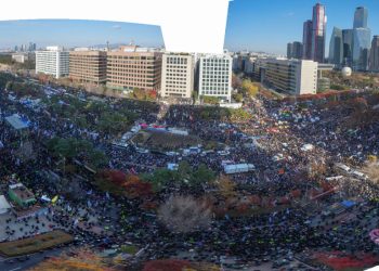 Fotos: Cómo los manifestantes surcoreanos llenaron las calles para exigir la destitución de Yoon