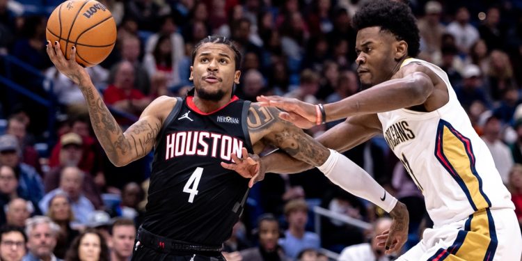 Jalen Green y Cam Whitmore impulsan a los Rockets a superar a los humildes Pelicans