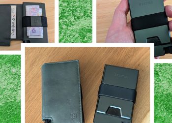 La elegante billetera de Ekster es la perfección del tamaño de bolsillo