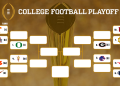 Calendario de playoffs de fútbol americano universitario 2024-25; Soporte imprimible, transmisiones de TV