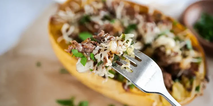 Receta de calabaza rellena de salchicha