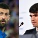 Novak Djokovic advierte a Carlos Alcaraz sobre «pensar en la historia»