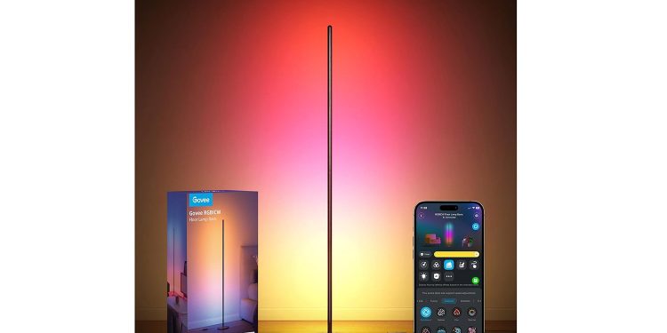 Por solo $ 70, la lámpara de pie inteligente de Govee trae música y 16 millones de colores a su hogar