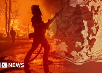 Miles de acres arden en Los Ángeles