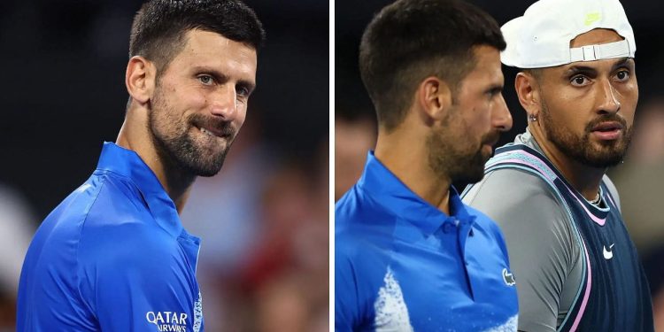 Novak Djokovic comparte sus sentimientos sobre Nick Kyrgios tras su primera victoria en dobles en Brisbane