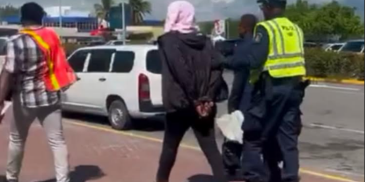 Vuelo de deportación desde las tierras de los Estados Unidos en Kingston