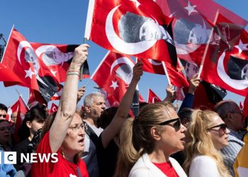 Los manifestantes prodemocráticos regresan a las calles de Estambul para un gran rally