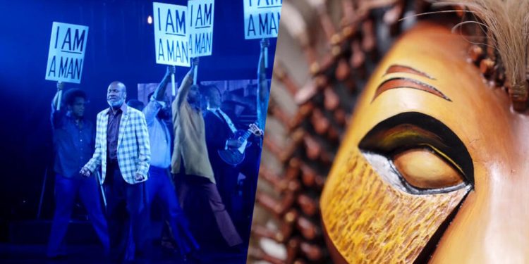 Detrás de escena en los musicales de París 'The Lion King y' Black Legends '