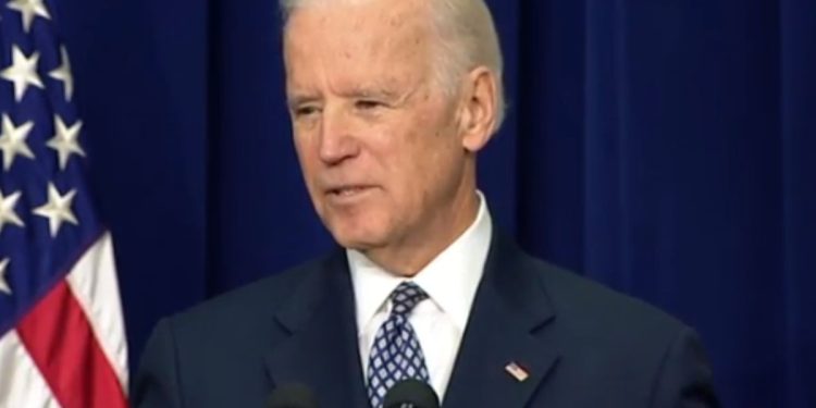 ¿A dónde fue Joe Biden?