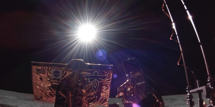 Blue Ghost Moon Lander envía una foto impresionante de Eclipse