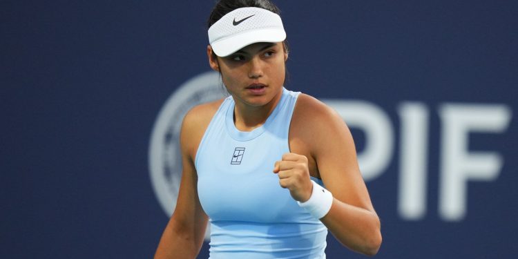 Emma Raducanu: Briton hasta el último 16 en Miami Open después de una impresionante exhibición contra McCartney Kessler | Noticias de tenis