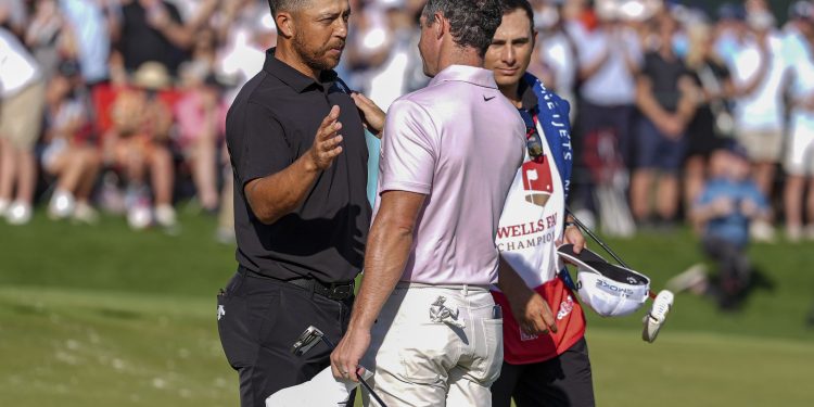 Xander Schauffele Detalles la experiencia de luchar contra Rory McIlroy en playoffs en medio de la victoria de Masters de 2025 del irlandés del Norte